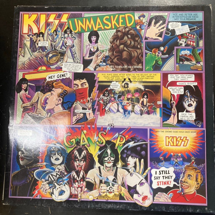 Kiss - Unmasked (HOL/1980) LP (M-/VG) -hard rock-